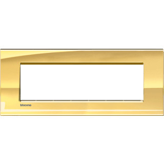 Bticino Livinglight afdekraam 1V horizontaal goud