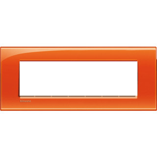 Bticino Livinglight afdekraam 1V horizontaal oranje