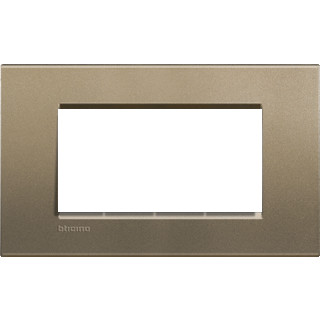 Bticino Livinglight afdekraam 1V horizontaal brons