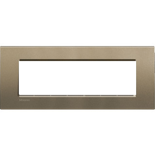 Bticino Livinglight afdekraam 1V horizontaal brons