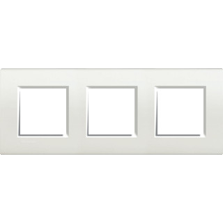 Bticino Livinglight afdekraam 3V horizontaal en verticaal wit
