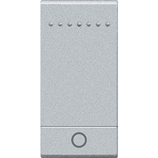 Bticino Living light tech pulsdrukker met verlichtbare lampsymbool 1 module