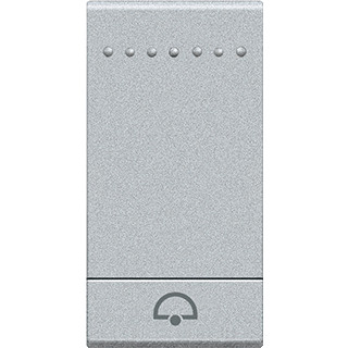Bticino Living light tech pulsdrukker no met verlichtbare belsymbool 1 module