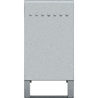 Bticino Livinglight bedieningselement aanpasbaar 1 functie 1 module enkele wip aluminium