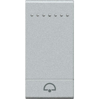 Bticino Livinglight bedieningselement 1 module enkele wip aluminium