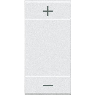 Bticino Livinglight tweedelige wip aan-/uit-schakelaar wit