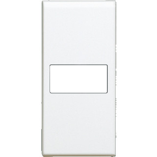 Bticino Livinglight enkele drukker aan-/uit-schakelaar wit