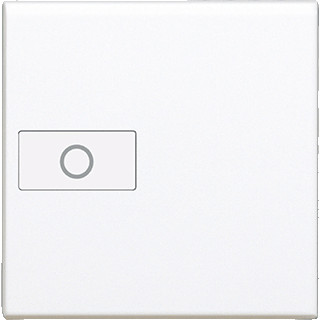 Bticino Livinglight tweedelige drukker aan-/uit-schakelaar wit