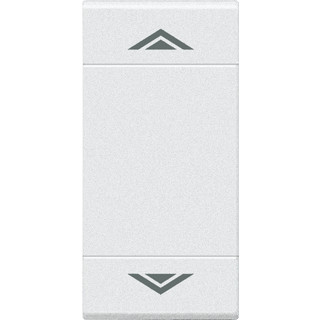 Bticino Livinglight tweedelige wip aan-/uit-schakelaar wit