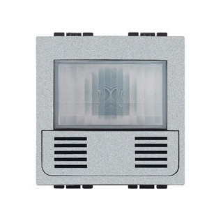 Bticino Livinglight bewegingsschakelaar presentiemelder inbouw ac zilver ip20