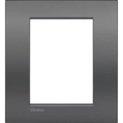 Bticino Livinglight afdekraam 1V verticaal grijs ip20