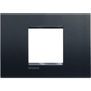 Bticino Livinglight afdekraam 1V horizontaal antraciet