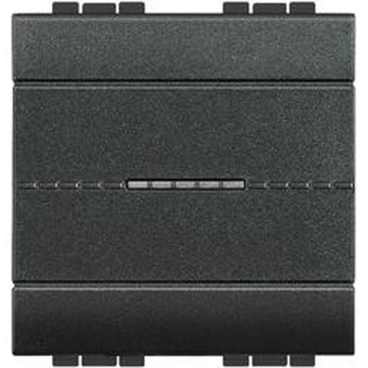 Bticino LL-wisselsch axiaal 10a 2 modules-antraciet