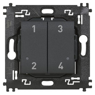 Bticino Llight WN-draadl. scenariobed. 4 scen. antr. - 2 mod