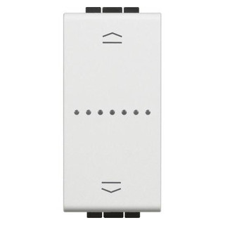 Bticino Llight WN-rolluikbediening vergrendeld wit - 1 mod