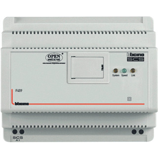 Bticino MH-driver manager 6 din modules aansluiting bus SCS