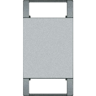 Bticino Livinglight bedieningselement voor mijn huis 1 module aan / uit tweedelige wip zilver