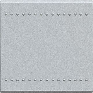 Bticino Livinglight bedieningselement voor mijn huis 2 modules aan / uit enkele wip zilver