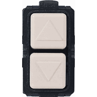 Bticino Omschakelaar magic 250V enkelpolig 2toetsen