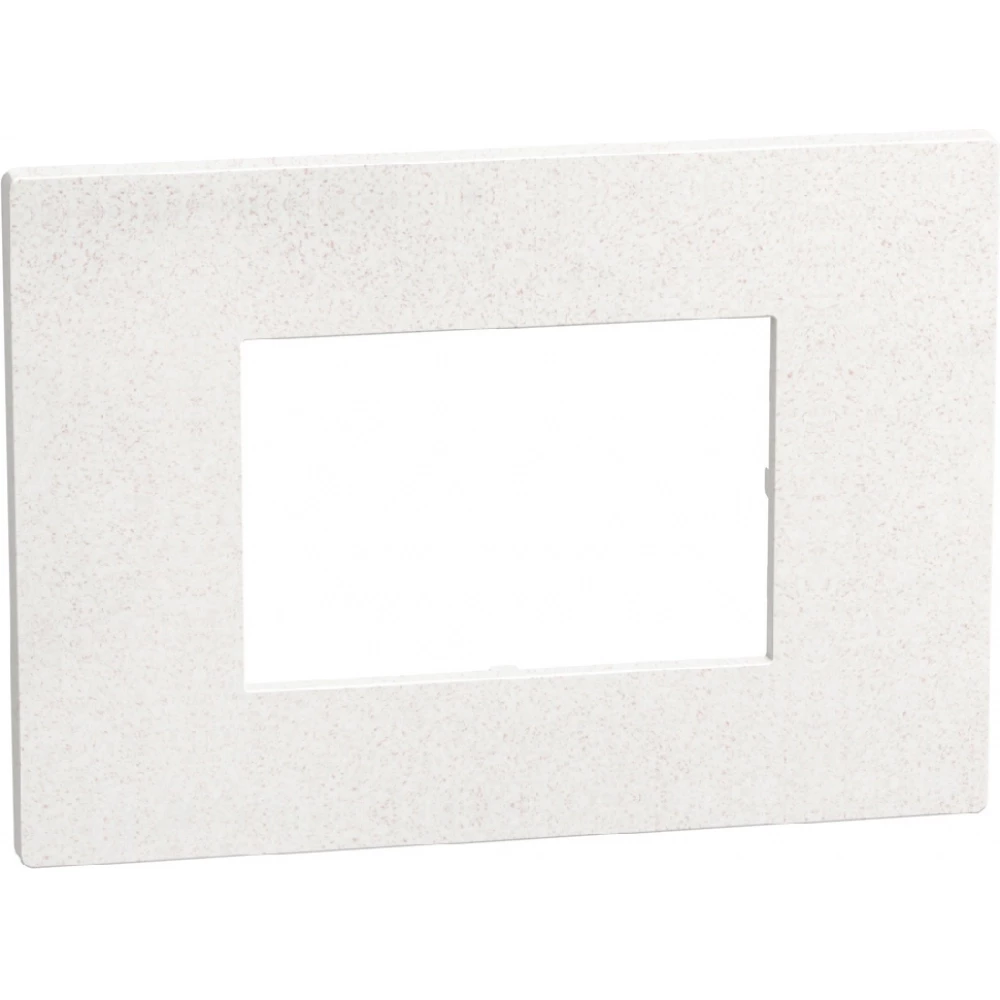 BTicino Schakelmateriaal Light Now afdekraam 3 modules wit mica