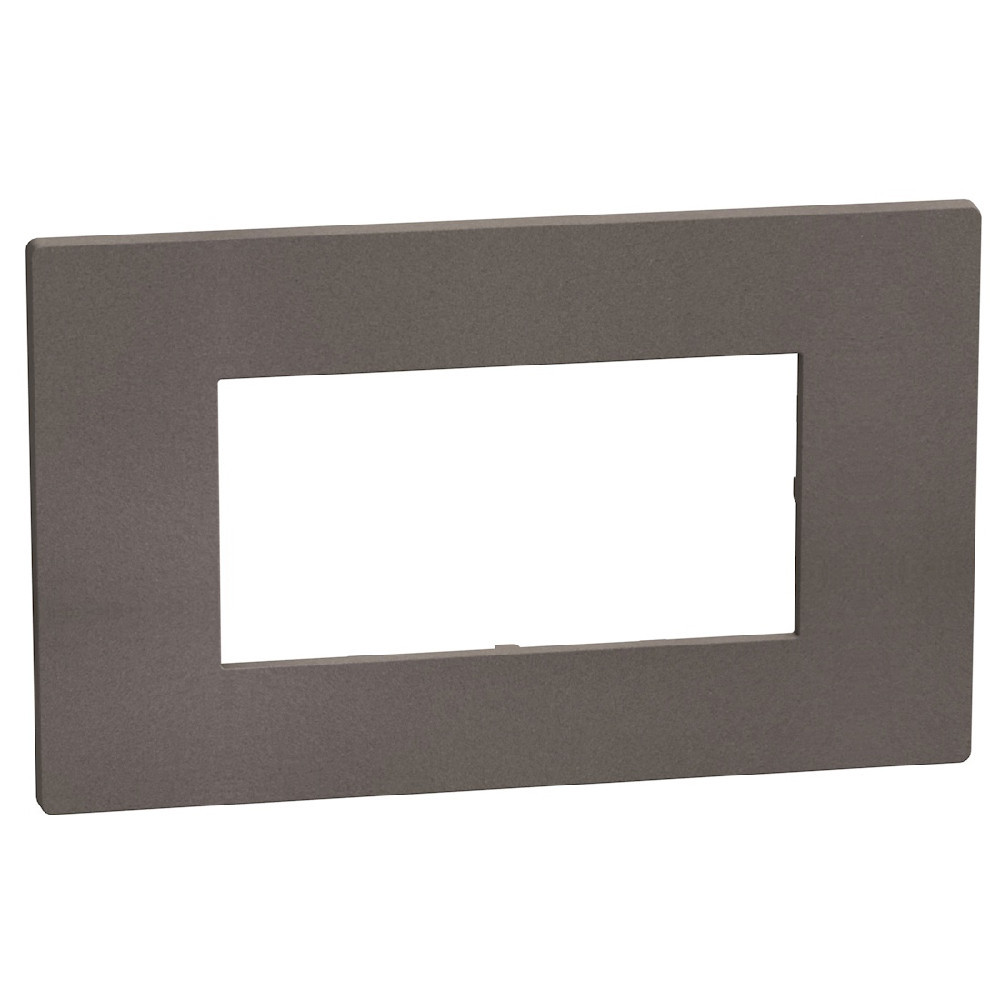 BTicino Schakelmateriaal Light Now afdekraam 4 modules moka stone