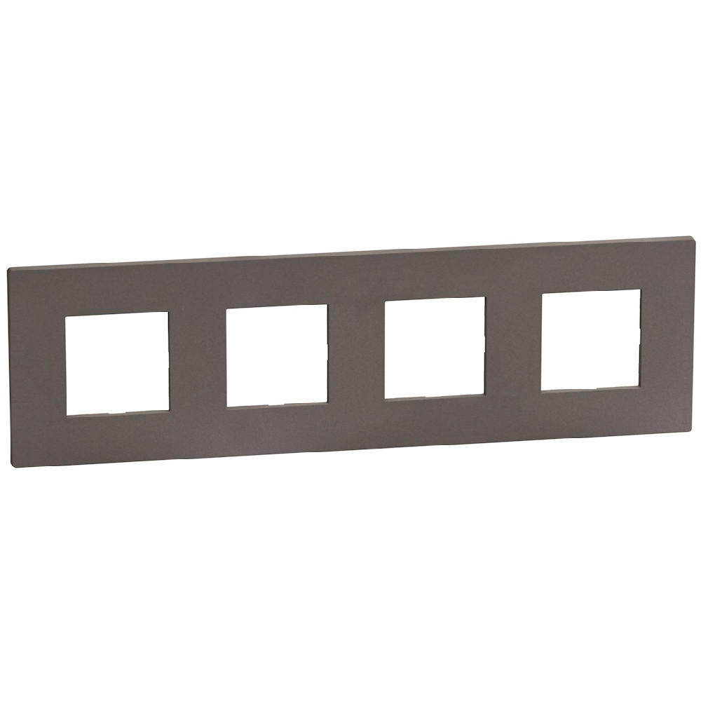 BTicino Schakelmateriaal Light Now afdekraam 4x2 mod moka stone