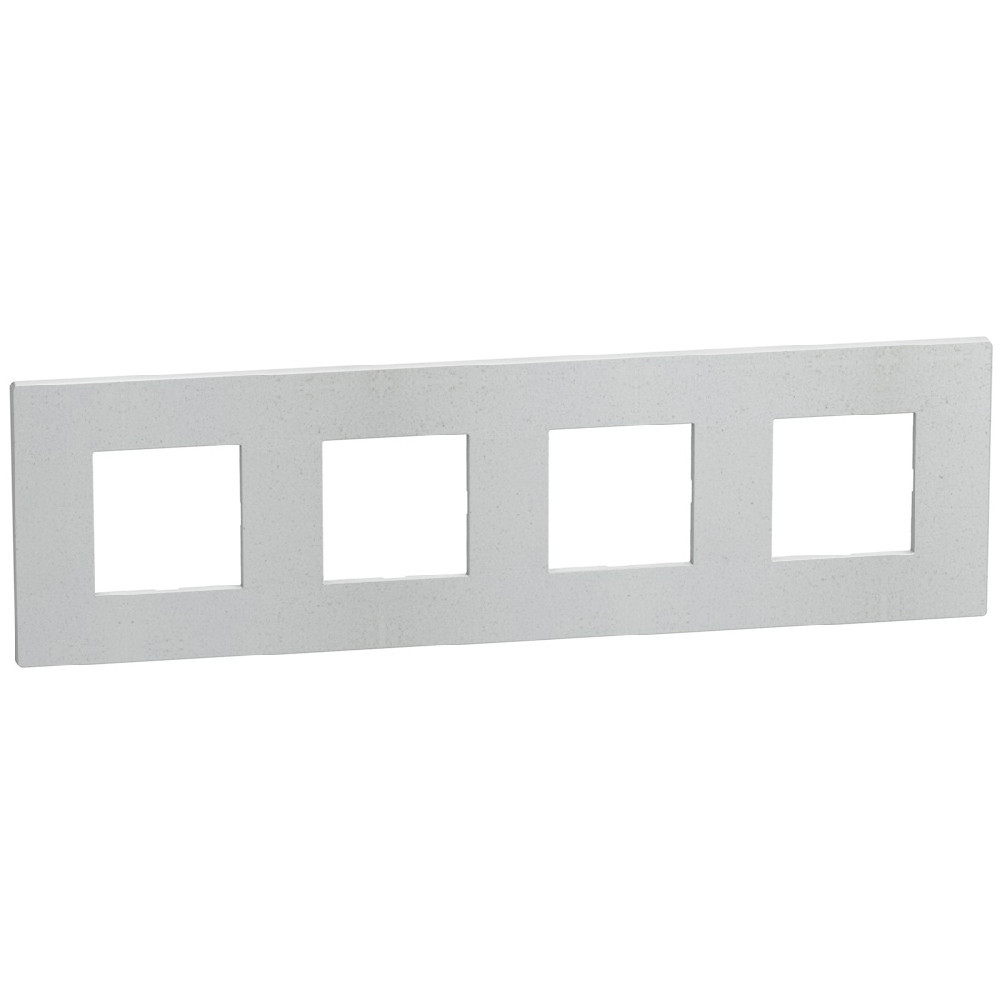 BTicino Schakelmateriaal Light Now afdekraam 4x2 mod wit fibe