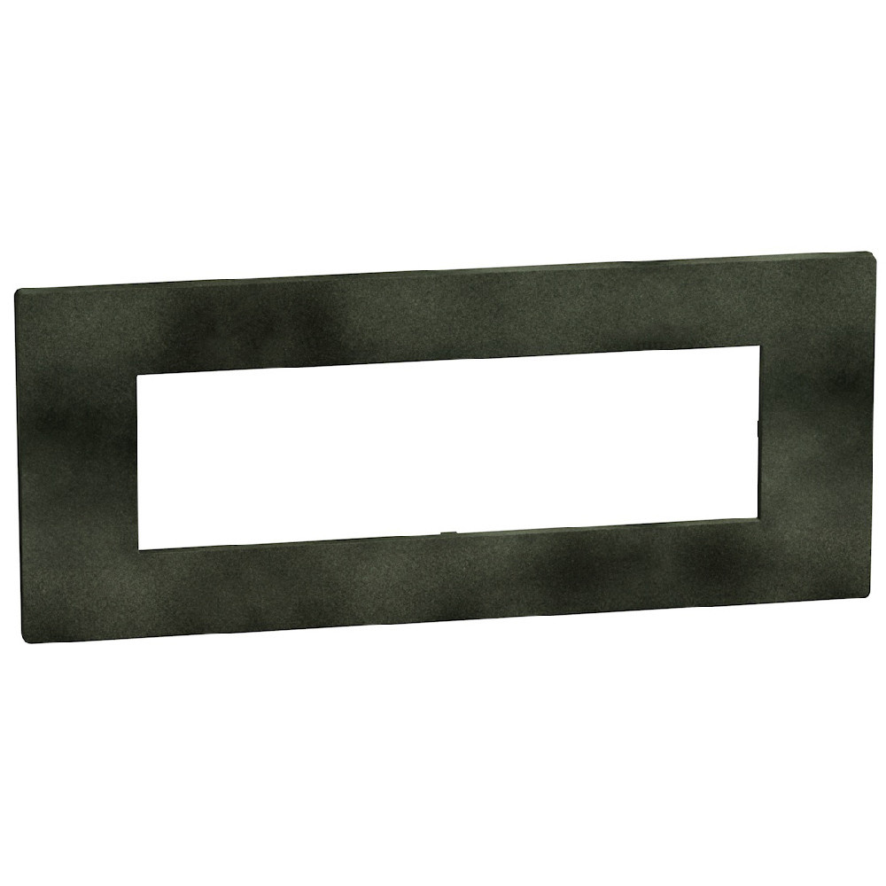 BTicino Schakelmateriaal Light Now afdekraam 7 modules zwart green