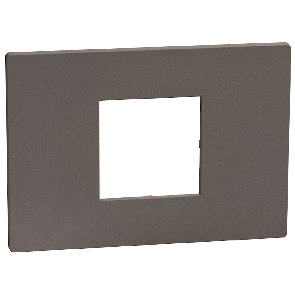 BTicino Schakelmateriaal Light Now afdekraam large 2 modules moka stone