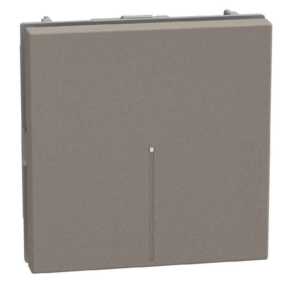 BTicino Schakelmateriaal Light Now axiale drukknop no 10a - 2 modules - stone