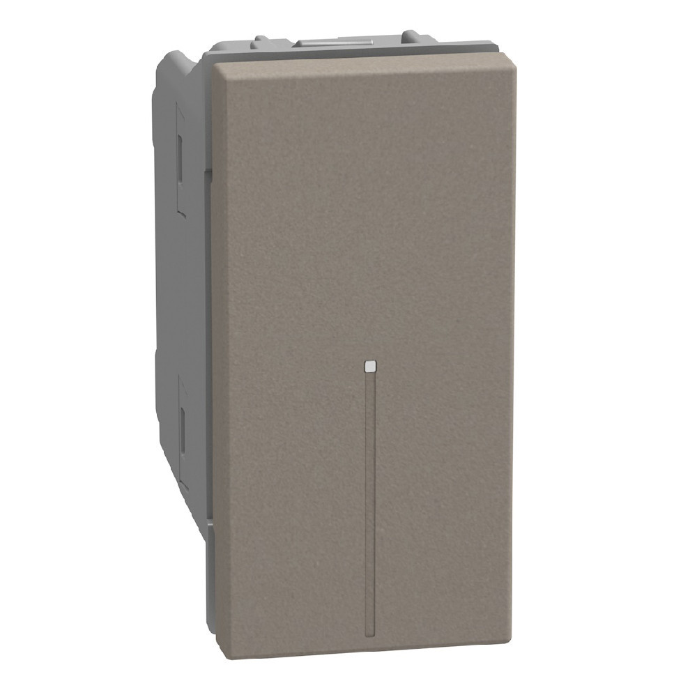 BTicino Schakelmateriaal Light Now axiale kruisschakelaar 10ax - 1 module - stone