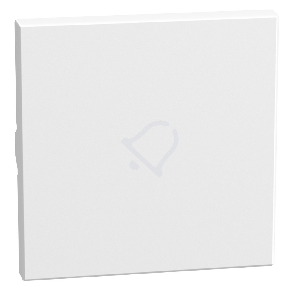 BTicino Schakelmateriaal Light Now axiale toets met pictogram bel 2 modules - wit