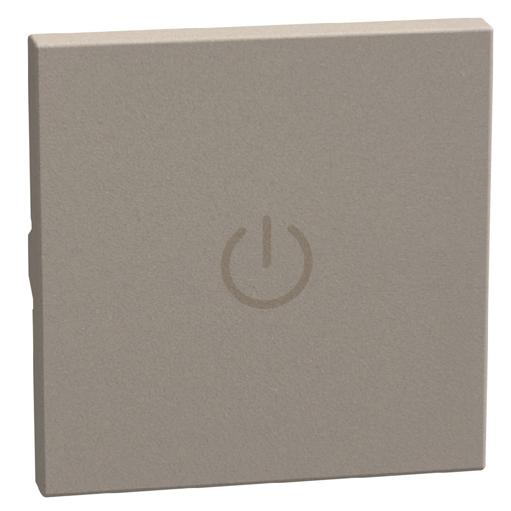 BTicino Schakelmateriaal Light Now axiale toets met pictogram boiler 2 modules - stone