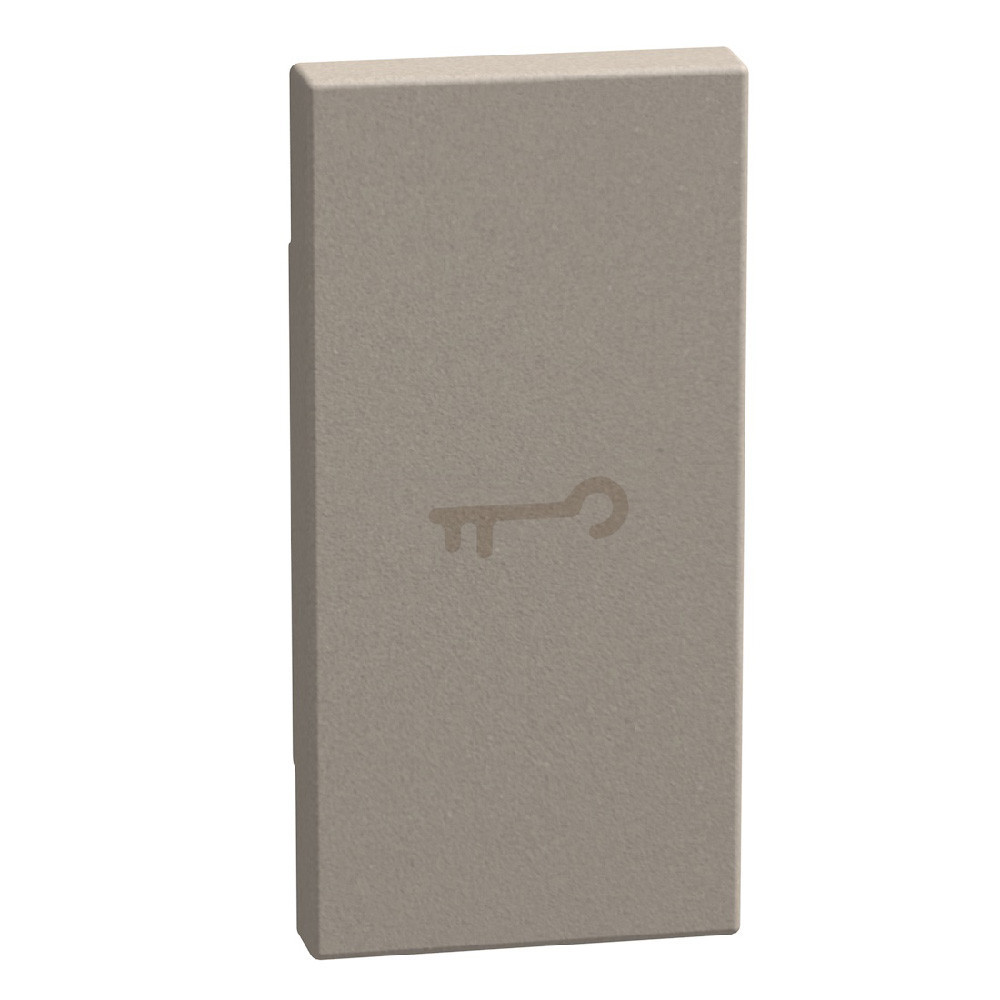 BTicino Schakelmateriaal Light Now axiale toets met pictogram sleutel 1 module - stone