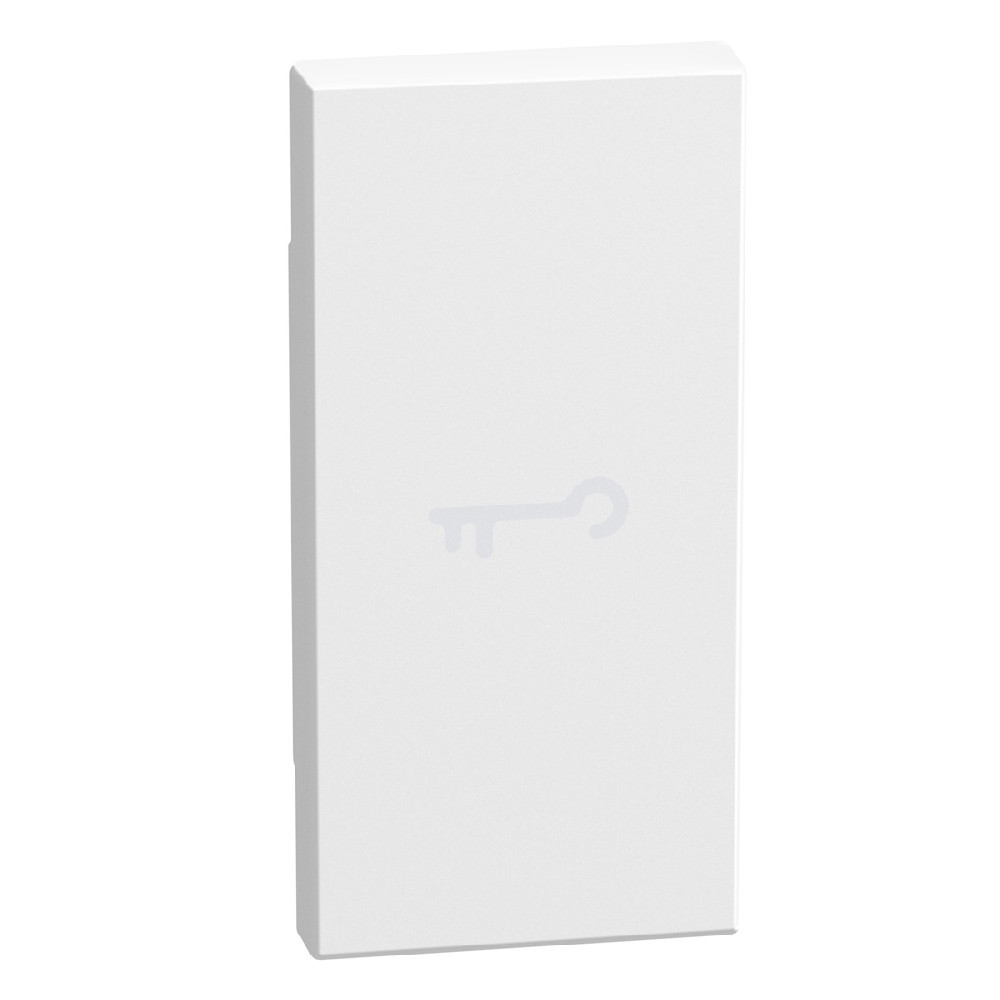 BTicino Schakelmateriaal Light Now axiale toets met pictogram sleutel 1 module - wit