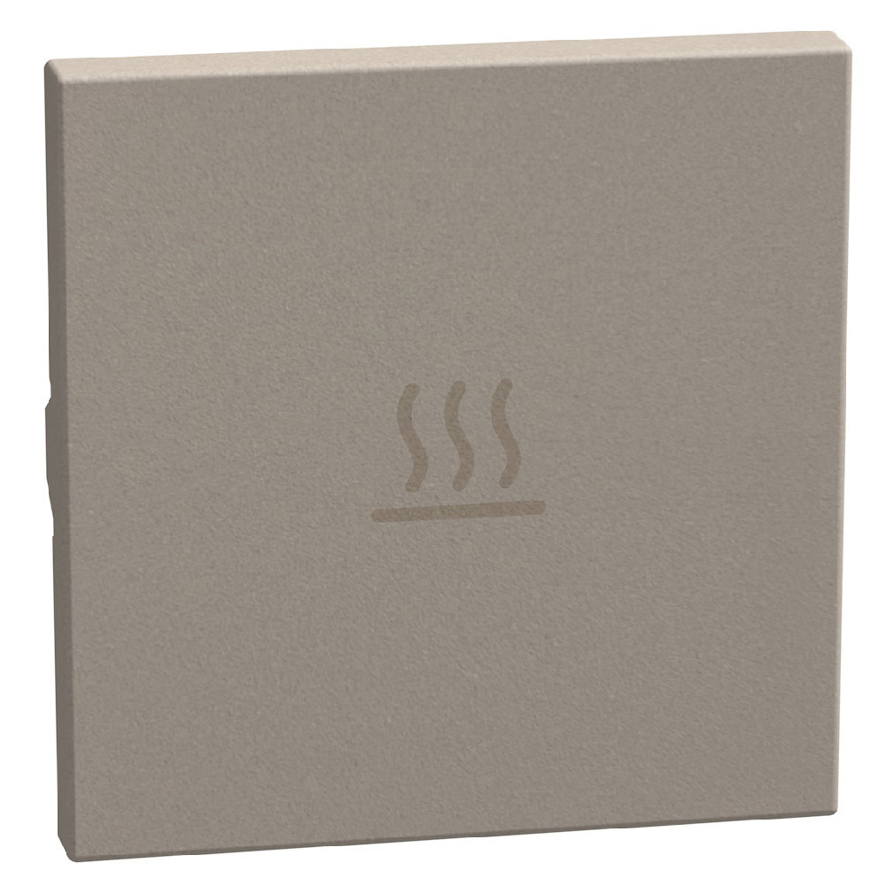 BTicino Schakelmateriaal Light Now axiale toets met pictogram verwarming 2 modules - stone