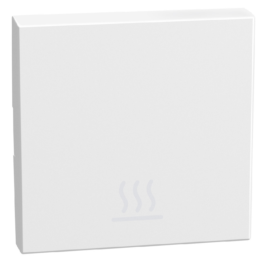 BTicino Schakelmateriaal Light Now axiale toets met pictogram verwarming 2 modules - wit