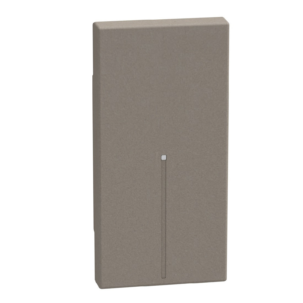 BTicino Schakelmateriaal Light Now axiale toets voor bedieningen 1 module - stone