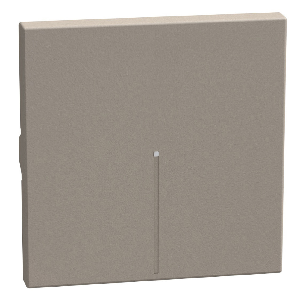 BTicino Schakelmateriaal Light Now axiale toets voor bedieningen 2 modules - stone