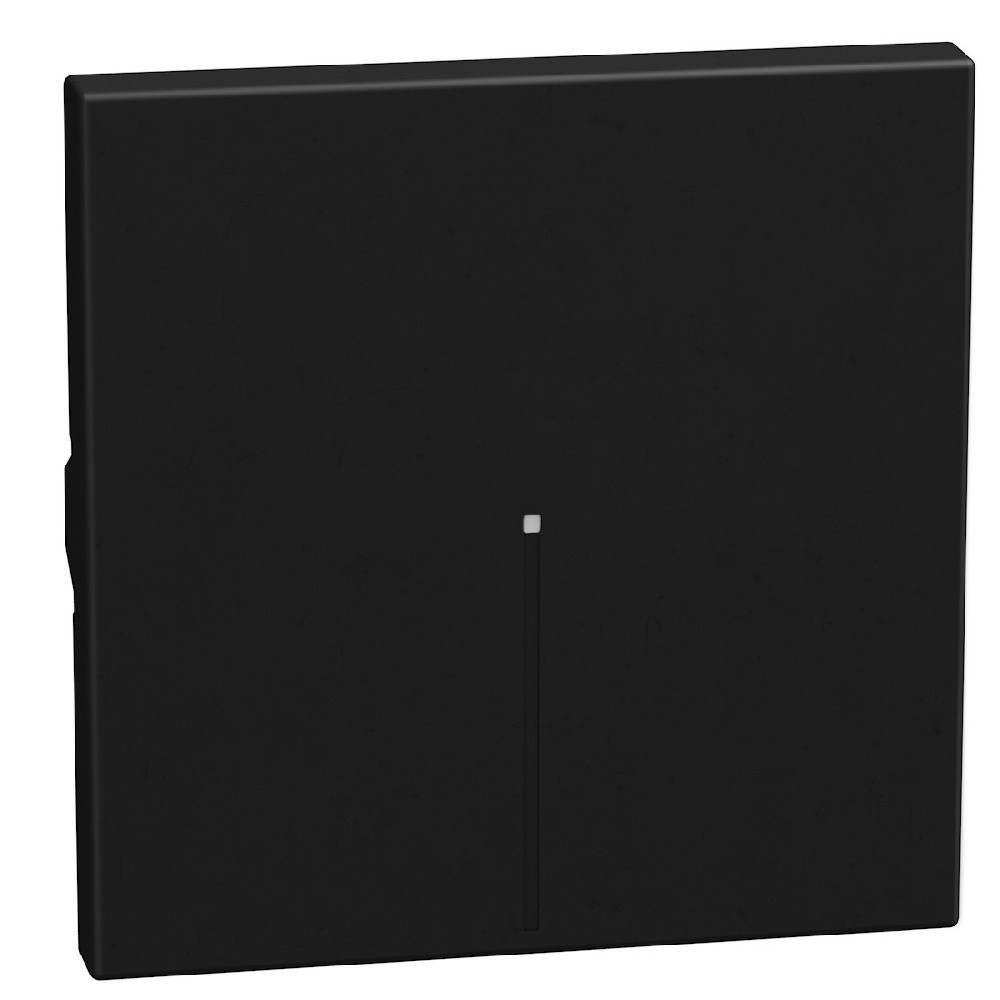 BTicino Schakelmateriaal Light Now axiale toets voor bedieningen 2 modules - zwart