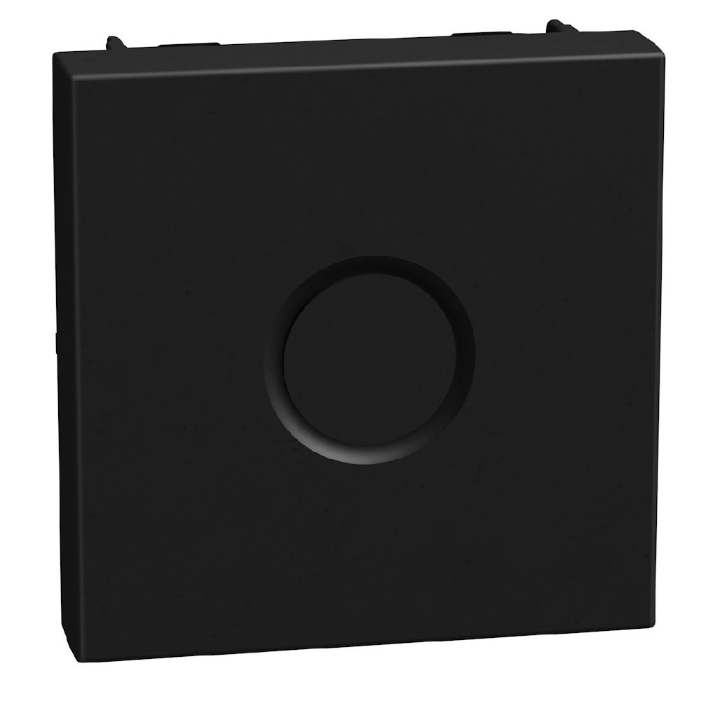 BTicino Schakelmateriaal Light Now blindplaat 2 modules - zwart