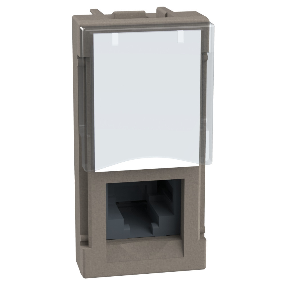 BTicino Schakelmateriaal Light Now connector RJ45-utp-cat5e 1 module stone