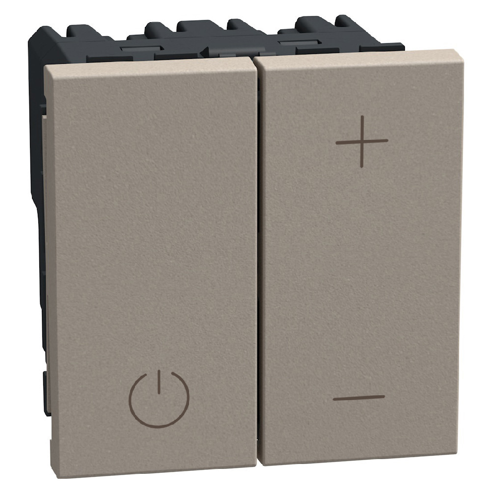 BTicino Schakelmateriaal Light Now dimmer 0-10V - 2 modules - stone