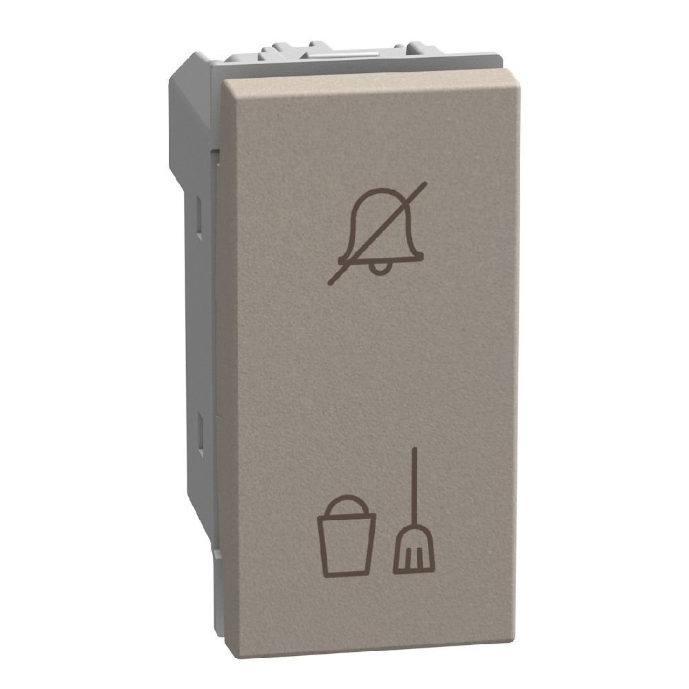 BTicino Schakelmateriaal Light Now drukknop DND-mur 2M stone