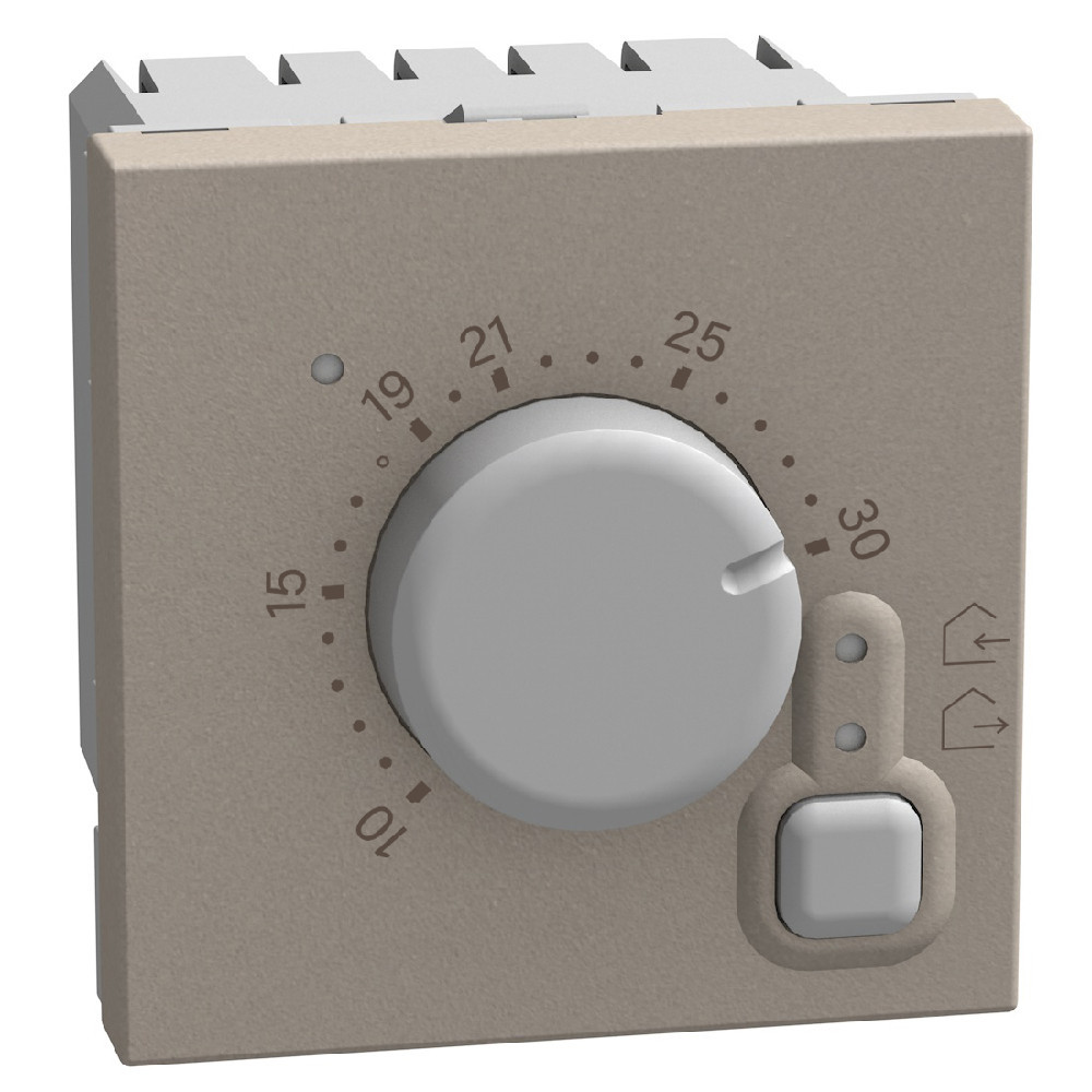 BTicino Schakelmateriaal Light Now elektronische thermostaat 230V - 2 modules - stone