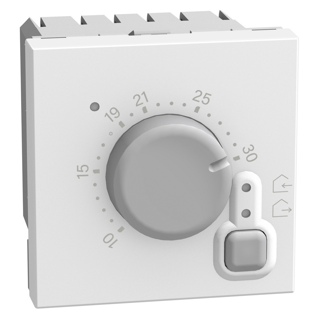 BTicino Schakelmateriaal Light Now elektronische thermostaat 230V - 2 modules - wit