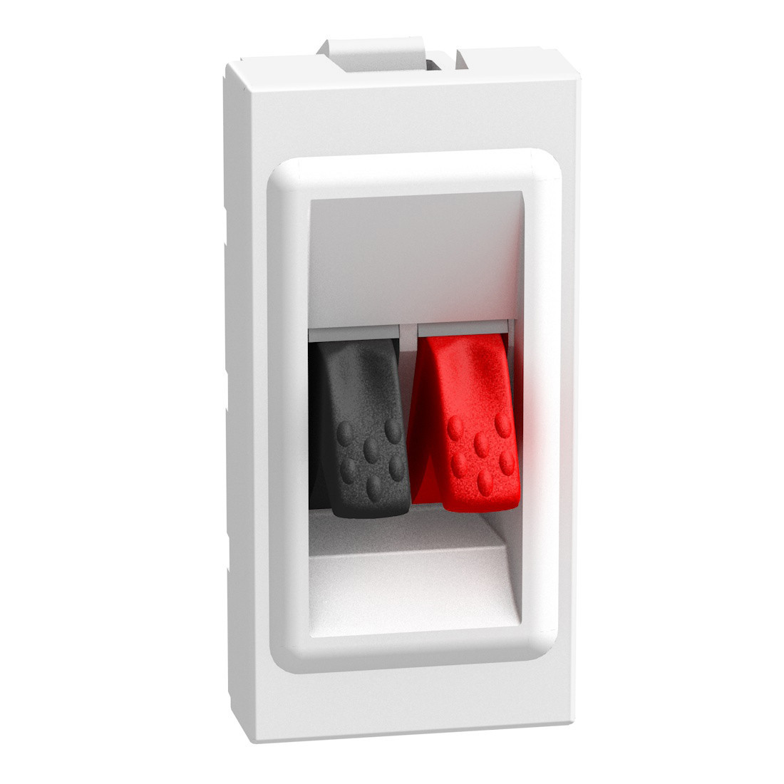 BTicino Schakelmateriaal Light Now enkelvoudige luidsprekeraansluiting - 1 module - wit