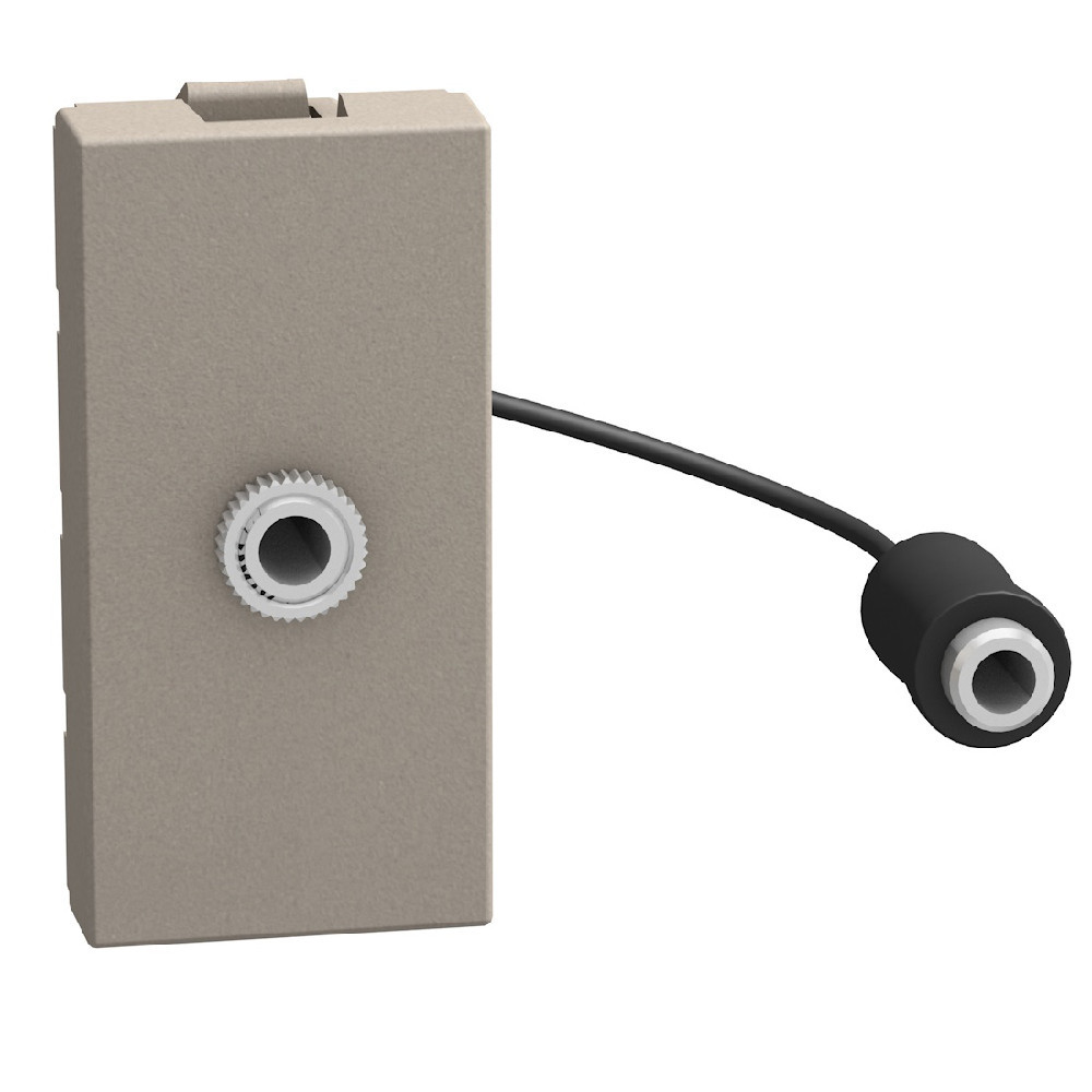 BTicino Schakelmateriaal Light Now jack 3.5 1 mod stone