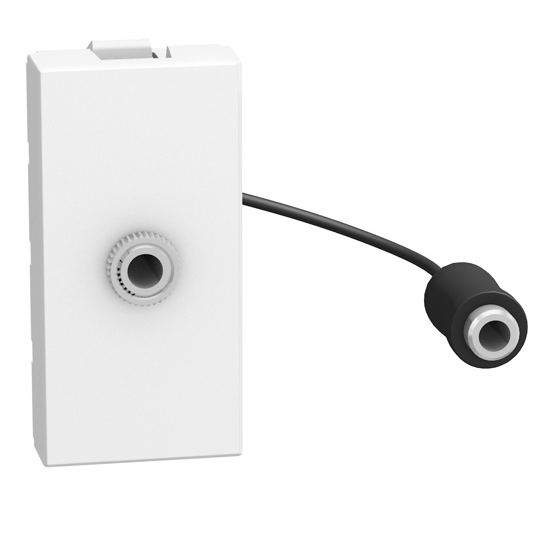 BTicino Schakelmateriaal Light Now jack 3.5 connector 1 mod - wit