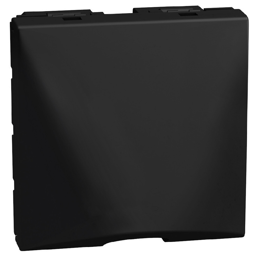 BTicino Schakelmateriaal Light Now kabeluitvoer 2 modules - zwart